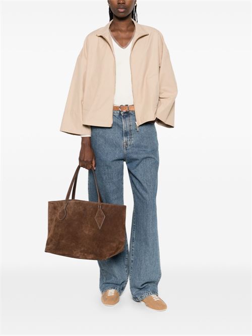 T-shirt donna manica lunga con scollo a V Fabiana Filippi | JED266F134L9070145